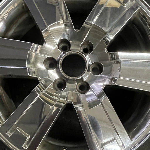 20" EXPEDITION 07 20x8.5 TPMS aluminum 6 spoke chrome Original OEM Wheel Rim - Angle View