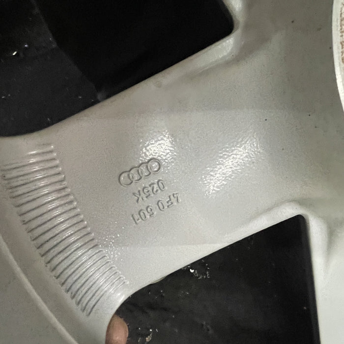 17" AUDI A4 02 17x7.5 Original OEM Wheel Rim - Back View