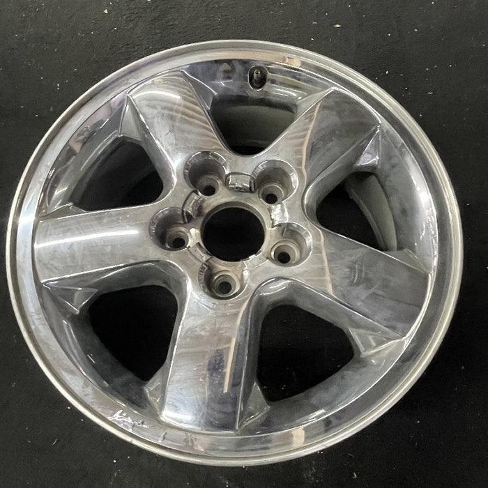 17" GRAND CHEROKEE 03-04 17x7.5 aluminum 5 spoke chrome finish wide flat spoke - View 8