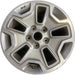 17" WRANGLER 13 17x7.5 10 hole w/machined accent gray Original OEM Wheel Rim - Front View