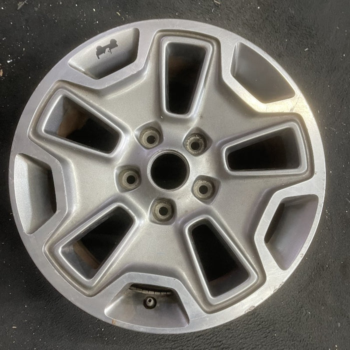 17" WRANGLER 13 17x7.5 10 hole w/machined accent gray Original OEM Wheel Rim - Additional View