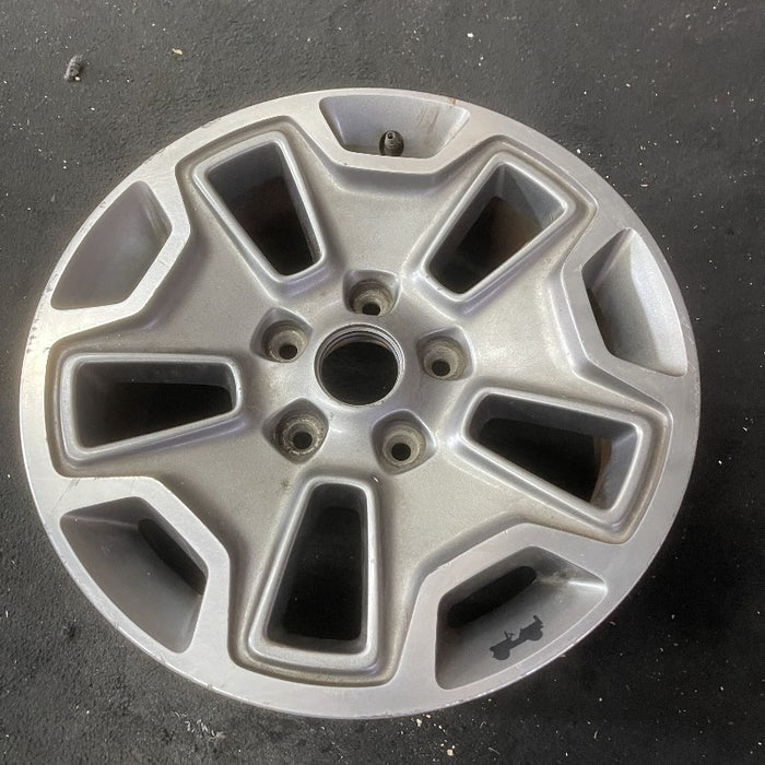 17" WRANGLER 13 17x7.5 10 hole w/machined accent gray Original OEM Wheel Rim - View 8