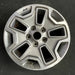 17" WRANGLER 13 17x7.5 10 hole w/machined accent gray Original OEM Wheel Rim - Front View