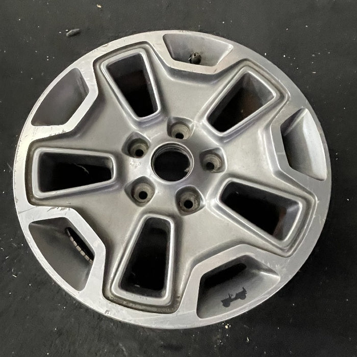 17" WRANGLER 13 17x7.5 10 hole w/machined accent gray Original OEM Wheel Rim - View 8