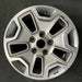 17" WRANGLER 13 17x7.5 10 hole w/machined accent gray Original OEM Wheel Rim - Front View