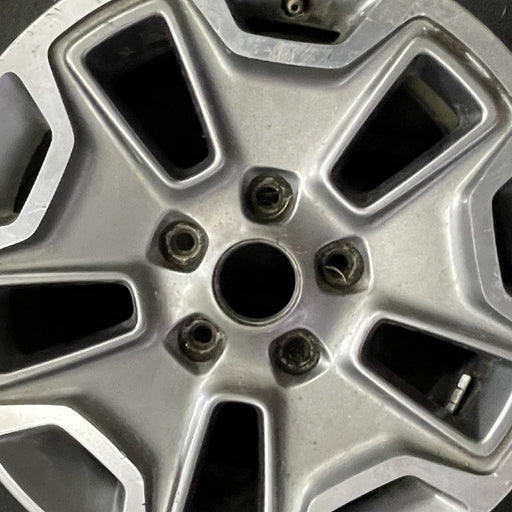 17" WRANGLER 13 17x7.5 10 hole w/machined accent gray Original OEM Wheel Rim - Angle View
