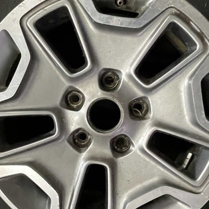 17" WRANGLER 13 17x7.5 10 hole w/machined accent gray Original OEM Wheel Rim - Angle View