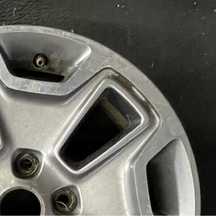 17" WRANGLER 13 17x7.5 10 hole w/machined accent gray Original OEM Wheel Rim - Close-Up Detail