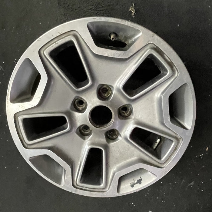 17" WRANGLER 13 17x7.5 10 hole w/machined accent gray Original OEM Wheel Rim - View 7