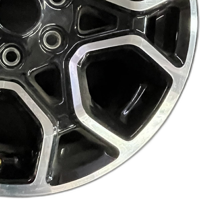 18" FORD F150 PICKUP 21 18x8.5 aluminum 6 spoke U spoke Original OEM Wheel Rim - Close-Up Detail