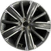 20" INFINITI QX50 21-22 20x8.5 10 spoke machined black Original OEM Wheel Rim - Front View