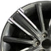 20" INFINITI QX50 21-22 20x8.5 10 spoke machined black Original OEM Wheel Rim - Angle View