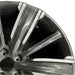 20" INFINITI QX50 21-22 20x8.5 10 spoke machined black Original OEM Wheel Rim - Side Profile