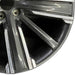 20" INFINITI QX50 21-22 20x8.5 10 spoke machined black Original OEM Wheel Rim - Close-Up Detail