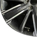 20" INFINITI QX50 21-22 20x8.5 10 spoke machined black Original OEM Wheel Rim - Back View
