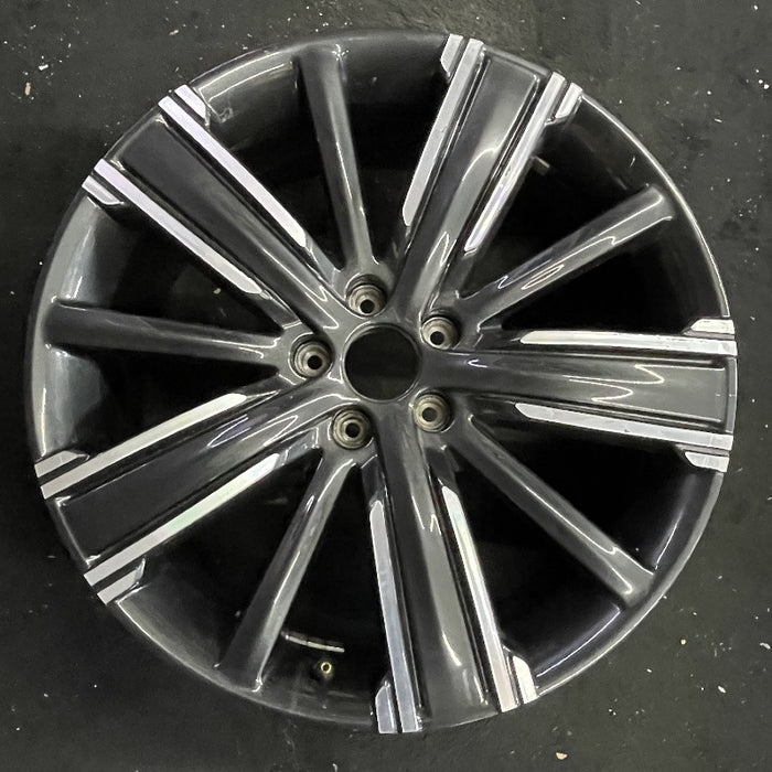 20" INFINITI QX50 21-22 20x8.5 10 spoke machined black Original OEM Wheel Rim - Additional View