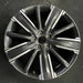 20" INFINITI QX50 21-22 20x8.5 10 spoke machined black Original OEM Wheel Rim - Front View