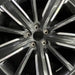 20" INFINITI QX50 21-22 20x8.5 10 spoke machined black Original OEM Wheel Rim - Angle View
