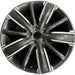 20" INFINITI QX50 21-22 20x8.5 10 spoke machined black Original OEM Wheel Rim - Front View