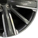 20" INFINITI QX50 21-22 20x8.5 10 spoke machined black Original OEM Wheel Rim - Close-Up Detail