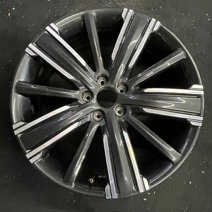 20" INFINITI QX50 21-22 20x8.5 10 spoke machined black Original OEM Wheel Rim - Additional View