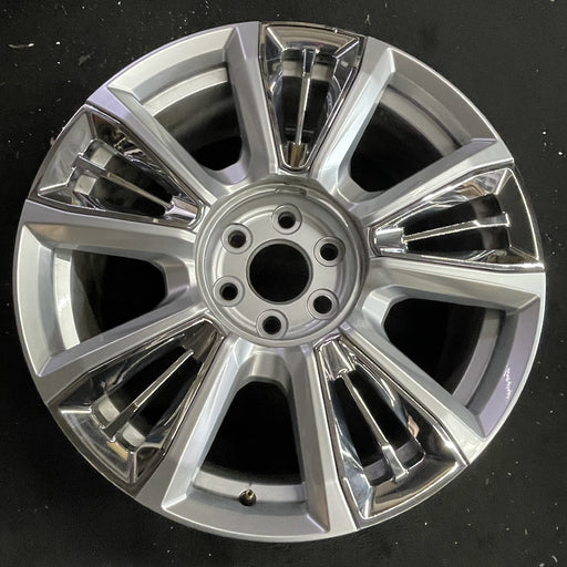 22" SIERRA 1500 PICKUP 23 22x9, raised spoke, 10 spoke, opt RPT Original OEM - Angle View