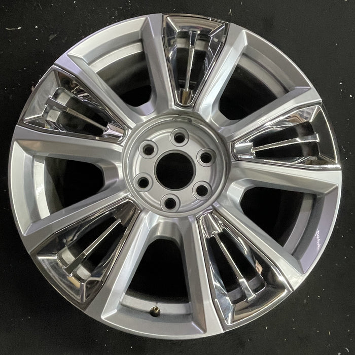 22" SIERRA 1500 PICKUP 23 22x9, raised spoke, 10 spoke, opt RPT Original OEM - Angle View