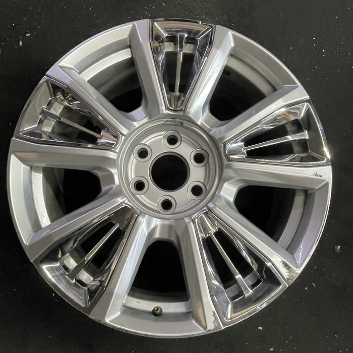 22" SIERRA 1500 PICKUP 23 22x9, raised spoke, 10 spoke, opt RPT Original OEM - Angle View