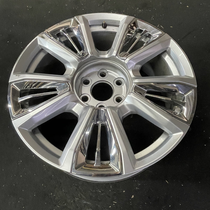 22" SIERRA 1500 PICKUP 23 22x9, raised spoke, 10 spoke, opt RPT Original OEM - Close-Up Detail