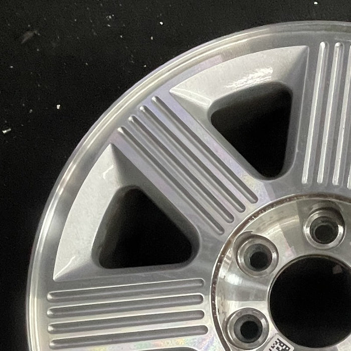 18" NAVIGATOR 03 18x7.5 aluminum 7 spoke Original OEM Wheel Rim - Side Profile