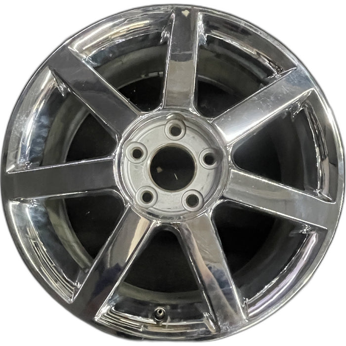 18" XLR 06-08 Base, , 7 single spoke, chrome Original OEM Wheel Rim - Front View