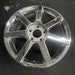 18" XLR 06-08 Base, , 7 single spoke, chrome Original OEM Wheel Rim - Side Profile