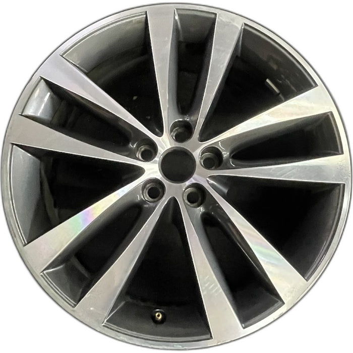 19" XE 17-18 19x7.5 alloy 5 split spoke machined face gray accent Original OEM Wheel Rim