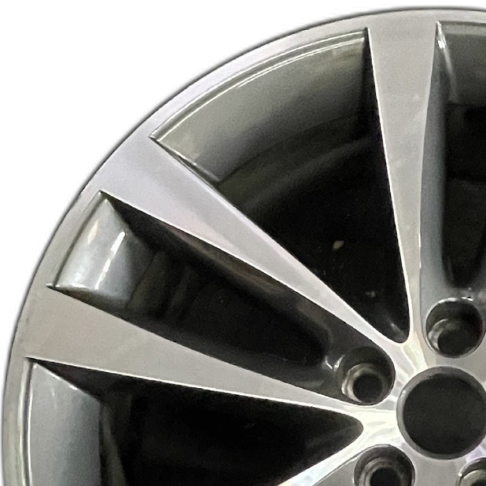 19" XE 17-18 19x7.5 alloy 5 split spoke machined face gray accent Original OEM Wheel Rim