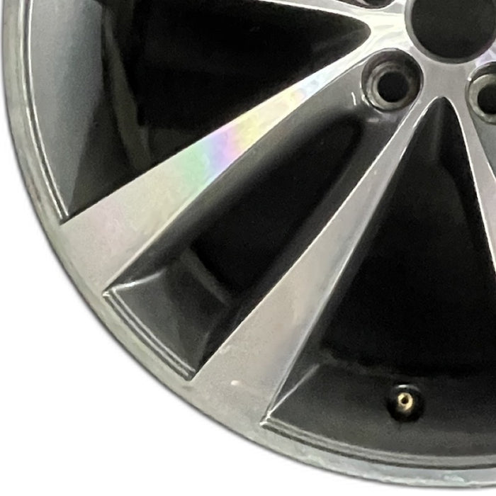 19" XE 17-18 19x7.5 alloy 5 split spoke machined face gray accent Original OEM Wheel Rim