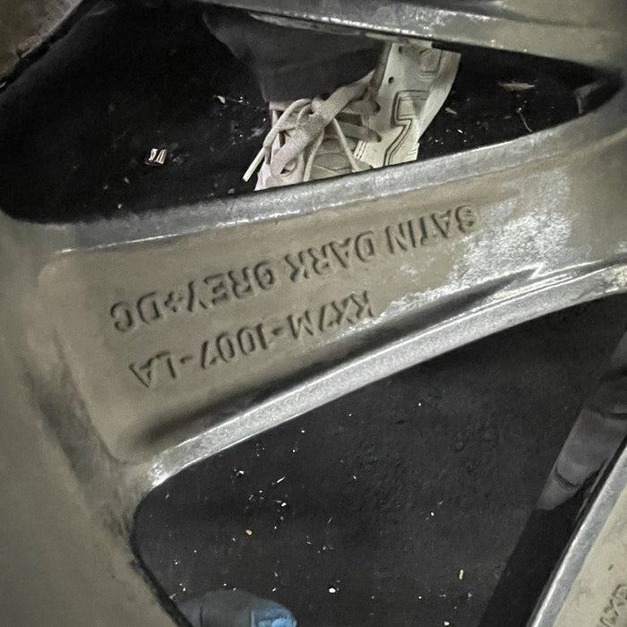 19" XE 17-18 19x7.5 alloy 5 split spoke machined face gray accent Original OEM Wheel Rim