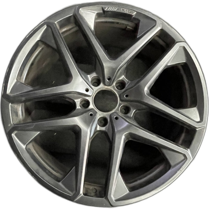 21" MERCEDES G-CLASS 20-24 463 Type G63 21x10 black Original OEM Wheel Rim - Front View