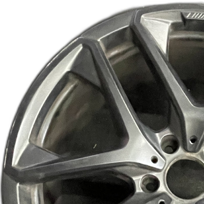 21" MERCEDES G-CLASS 20-24 463 Type G63 21x10 black Original OEM Wheel Rim - Angle View