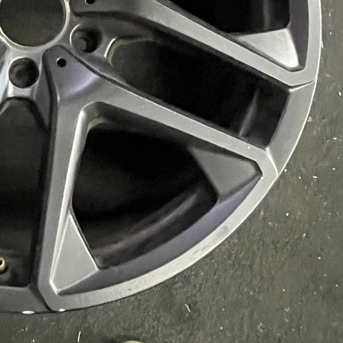 21" MERCEDES G-CLASS 20-24 463 Type G63 21x10 black Original OEM Wheel Rim - Back View