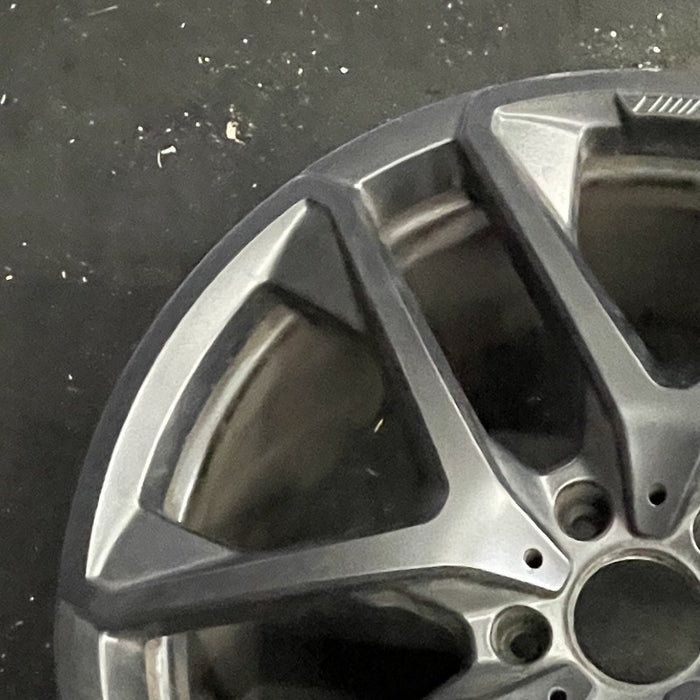 21" MERCEDES G-CLASS 20-24 463 Type G63 21x10 black Original OEM Wheel Rim - Side Profile