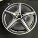 21" EQS-CLASS SUV 23 296 Type, 21x9.5, 5 spoke, w/o cladding; w/o mesh - Side Profile