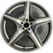 21" EQS-CLASS SUV 23 296 Type, 21x9.5, 5 spoke, w/o cladding; w/o mesh - Front View