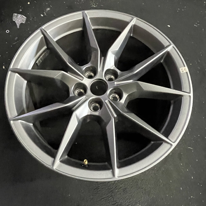 19" MUSTANG 24 19x10, Original OEM Wheel Rim - Side Profile
