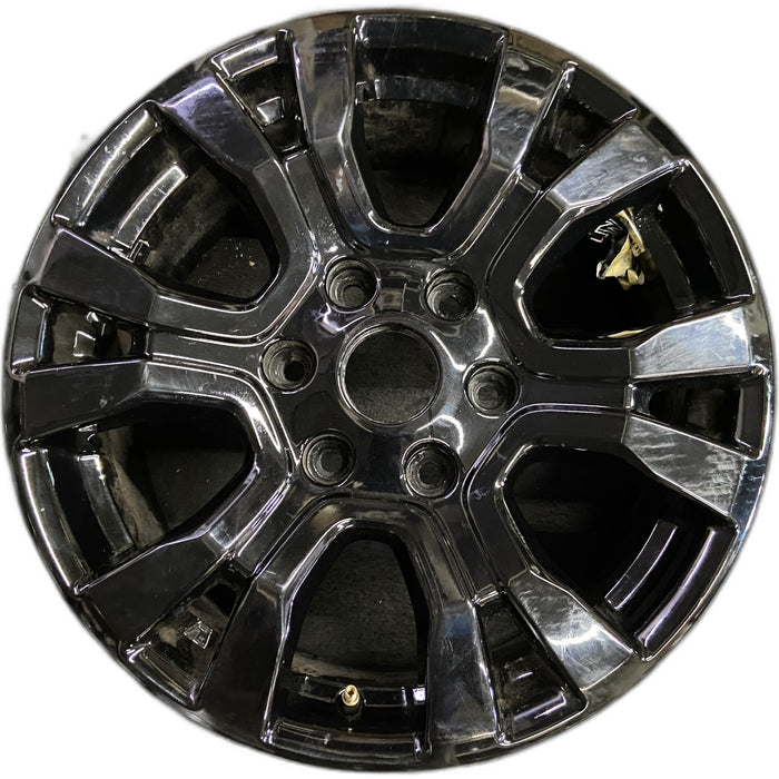 18" RANGER 19 18x8 , 6 spoke, machined face with pockets , U spoke Original OEM - Front View
