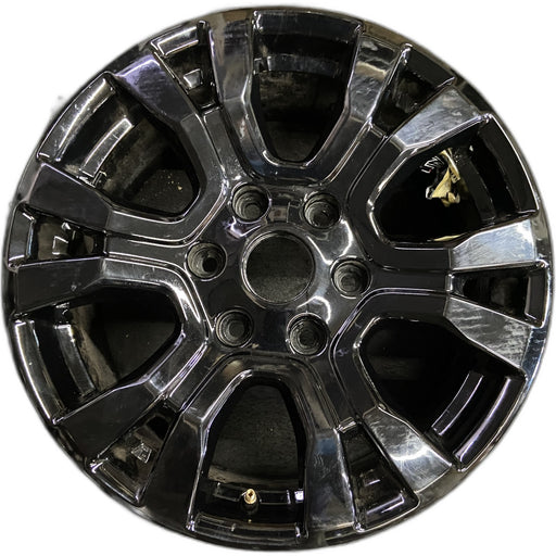 18" RANGER 19 18x8 , 6 spoke, machined face with pockets , U spoke Original OEM - Front View