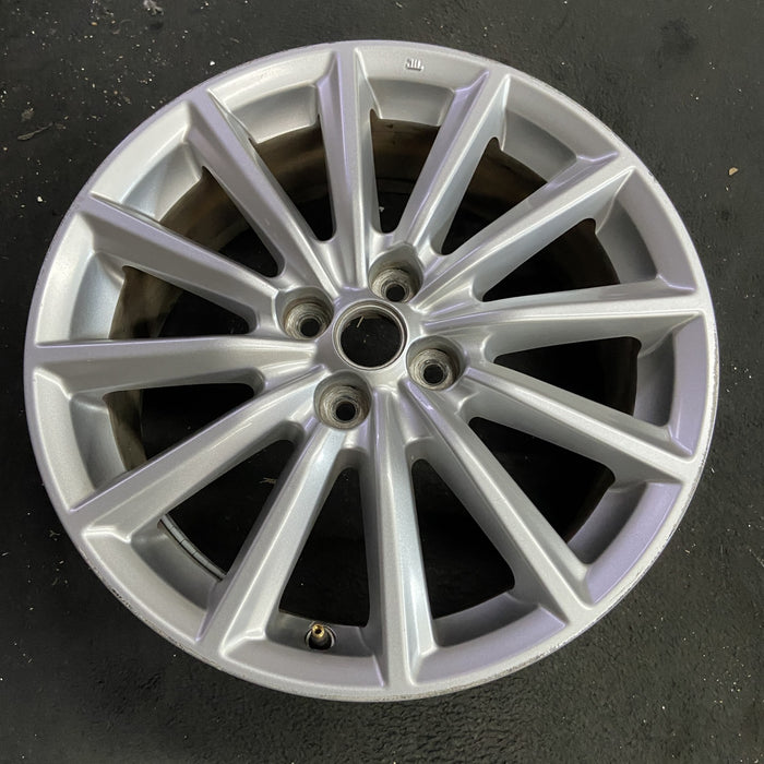 17" 124 SPIDER 17-20 17x7, 12 spoke Original OEM Wheel Rim - Side Profile