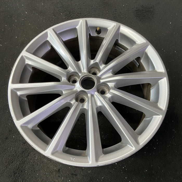 17" 124 SPIDER 17-20 17x7, 12 spoke Original OEM Wheel Rim - Close-Up Detail
