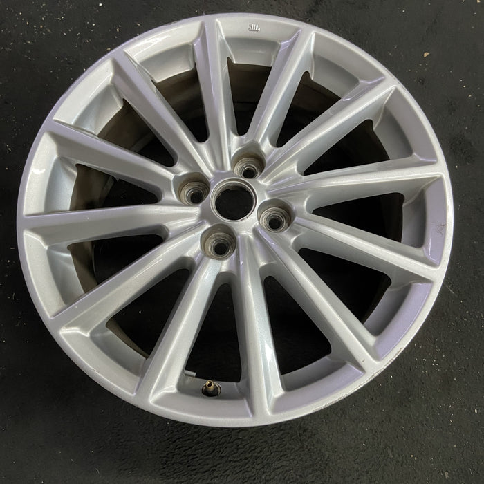 17" 124 SPIDER 17-20 17x7, 12 spoke Original OEM Wheel Rim - Side Profile