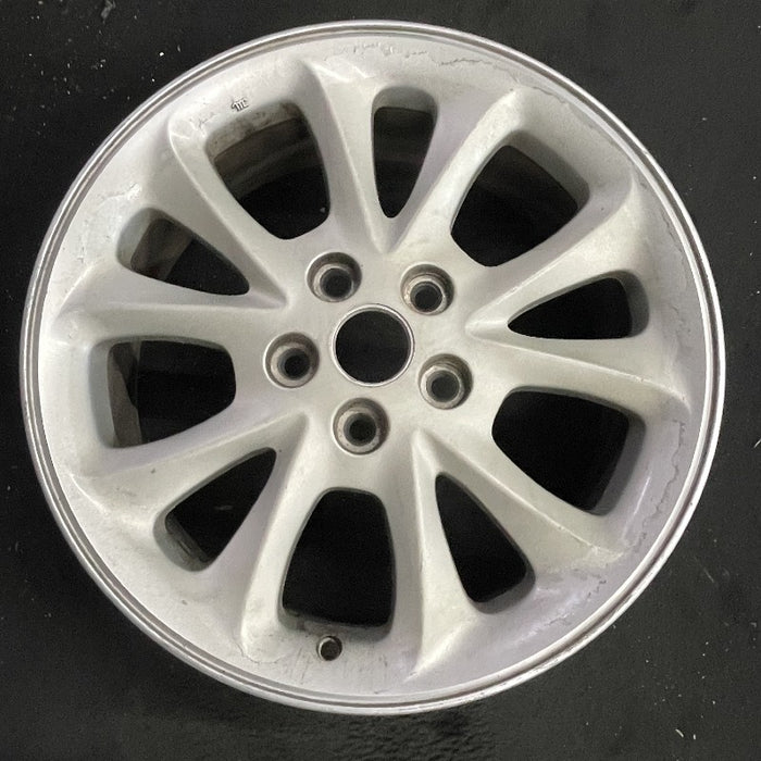 17" 300M 99-01 17x7 10 spoke silver Original OEM Wheel Rim - Front View