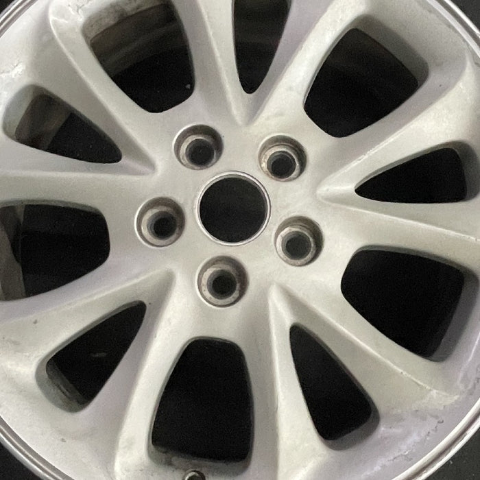 17" 300M 99-01 17x7 10 spoke silver Original OEM Wheel Rim - Angle View